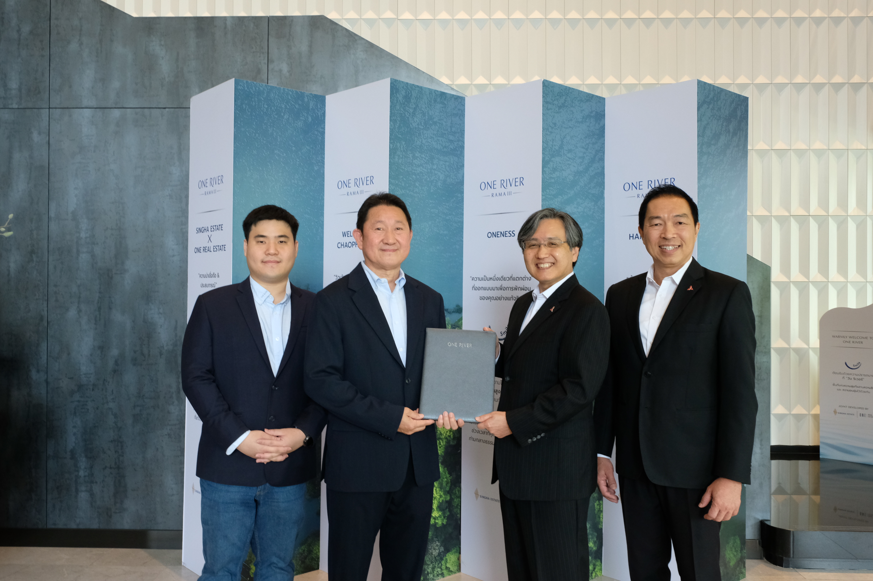พิธีลงนามสัญญา “วัน ริเวอร์ พระราม 3”