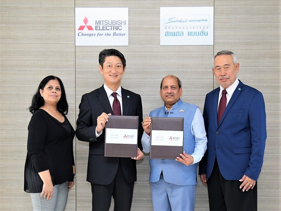 “มิตซูบิชิ เอลเลเวเตอร์” จับมือ “สายชล แมนชั่น” ร่วมลงนามในสัญญา “ติดตั้งลิฟต์โดยสาร มิตซูบิชิ”