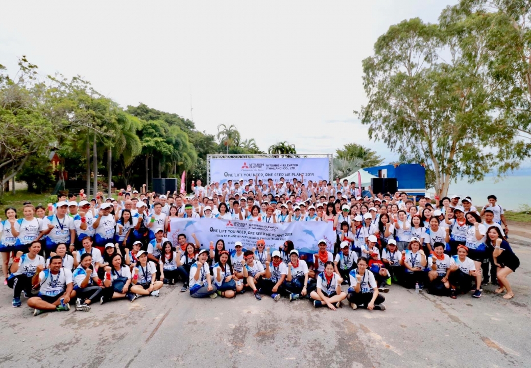 ”วิ่งปลูกปะการัง” กับ “มิตซูบิชิ เอลเลเวเตอร์”